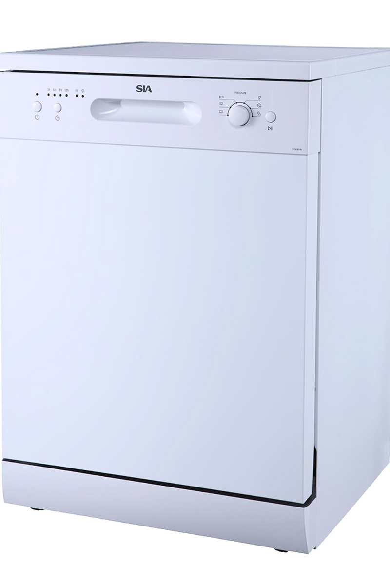 Lavender SIA 60cm White Freestanding Dishwasher