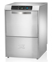 Light Gray DC OG40AD Optima Range 400mm Basket Frontloading Commercial Glasswasher with Break Tank & Drain Pump, 18 Pint Capacity - Contact Us For Availability