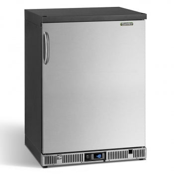 Gray Gamko GF/100RSCS Right Hand Hinged Solid Single Door Anthracite Bottle Cooler, 50 Pint Glasses - Contact Us For Availability