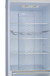 Gray FLORENCE-SEAHOLLY Retro 60cm freestanding 60/40 fridge freezer