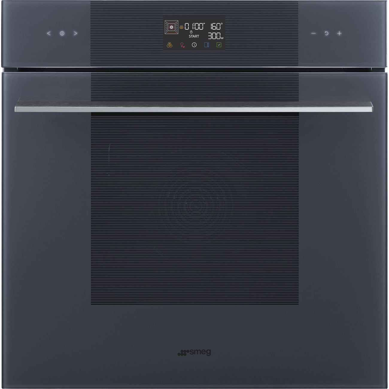Dark Slate Gray SMEG Linea Galileo SpeedwaveXL Microwave Assisted Vapour Oven