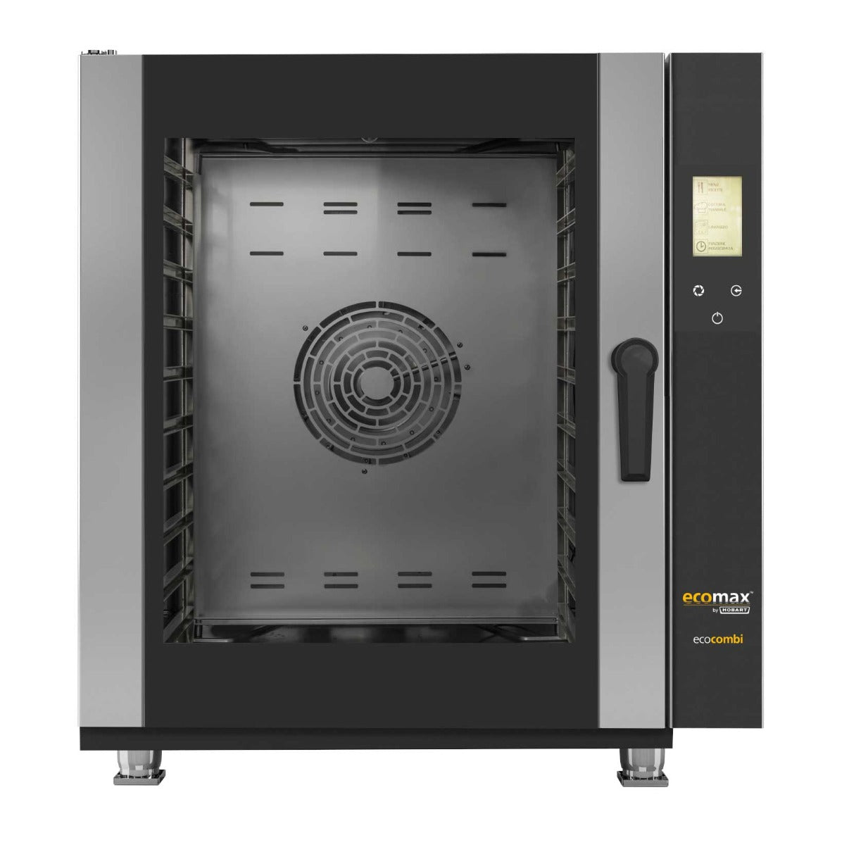 Dark Slate Gray Hobart Ecomax HECMFE10 Full Touch Electric 10 x 1/1GN Grid Combi Oven, 18.5kW - Contact Us For Availability