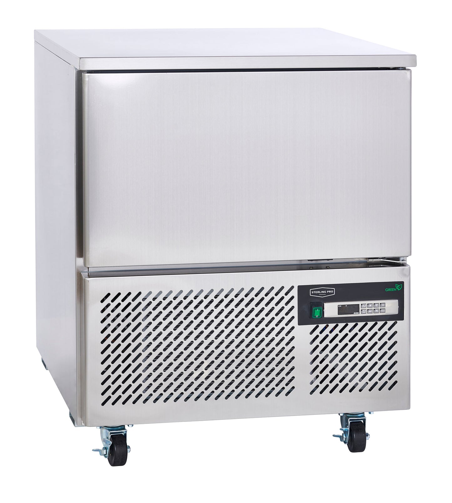 Light Gray Sterling Pro Cobus SP20BC 5-Grid Single Door Blast Chiller / Freezer, 20kg/15kg - In Stock