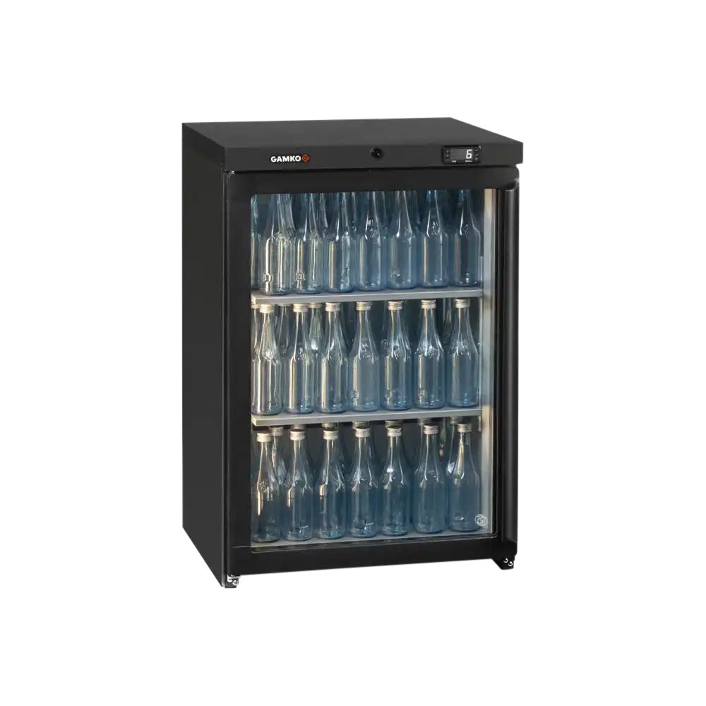 Dark Slate Gray Gamko LG3-150LG Maxiglass Low Height Glass Door Bottle Cooler, 125 Litres - Contact Us For Availability