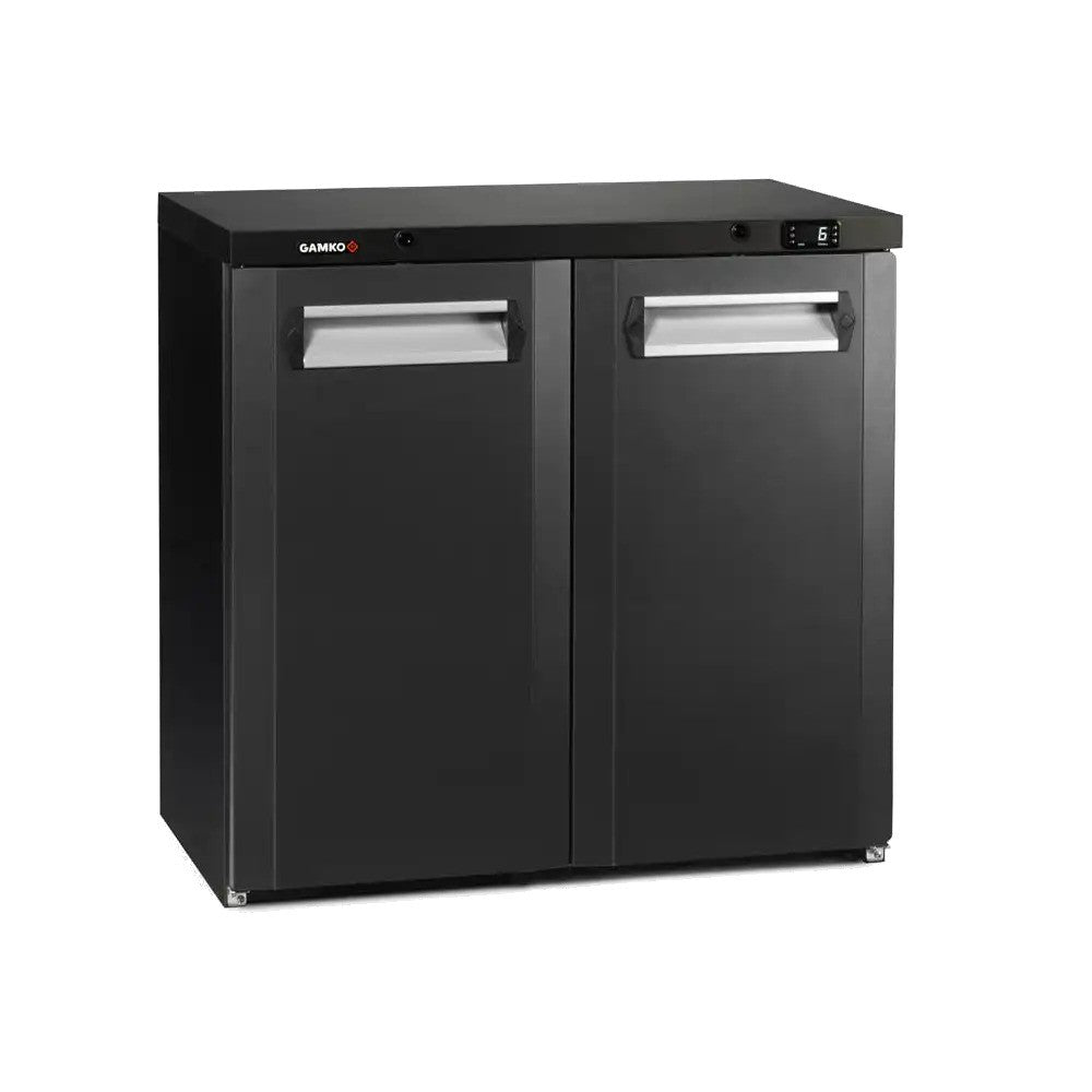 Dark Slate Gray Gamko LG3-250 Maxiglass Low Height Double Door Bottle Cooler, 204 Litres - Contact Us For Availability