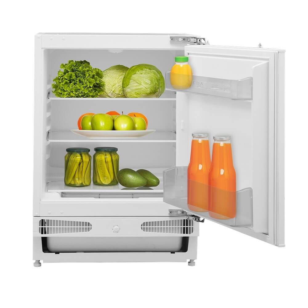 Light Gray CDA CRI521 Integrated Under Counter Larder Fridge