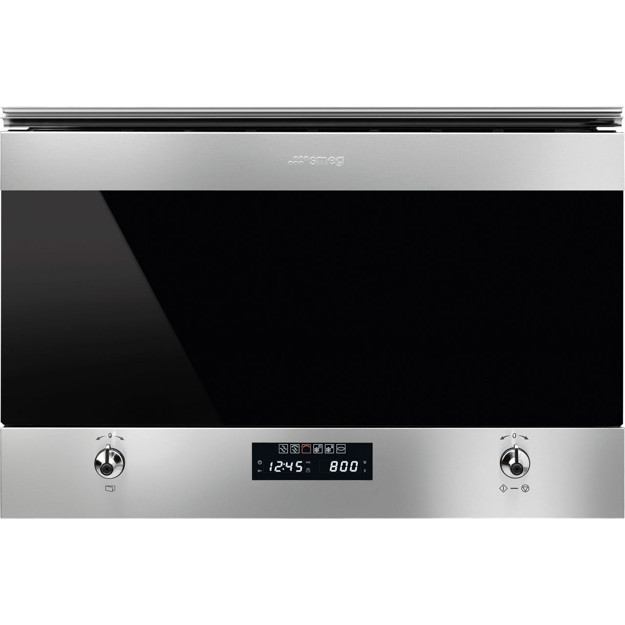 Gray SMEG Classic Microwave Oven, with Electric Grill