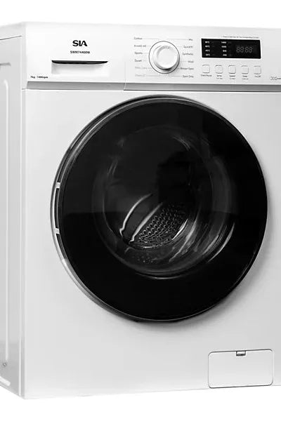 Light Gray SIA 7kg 1400RPM Washing Machine