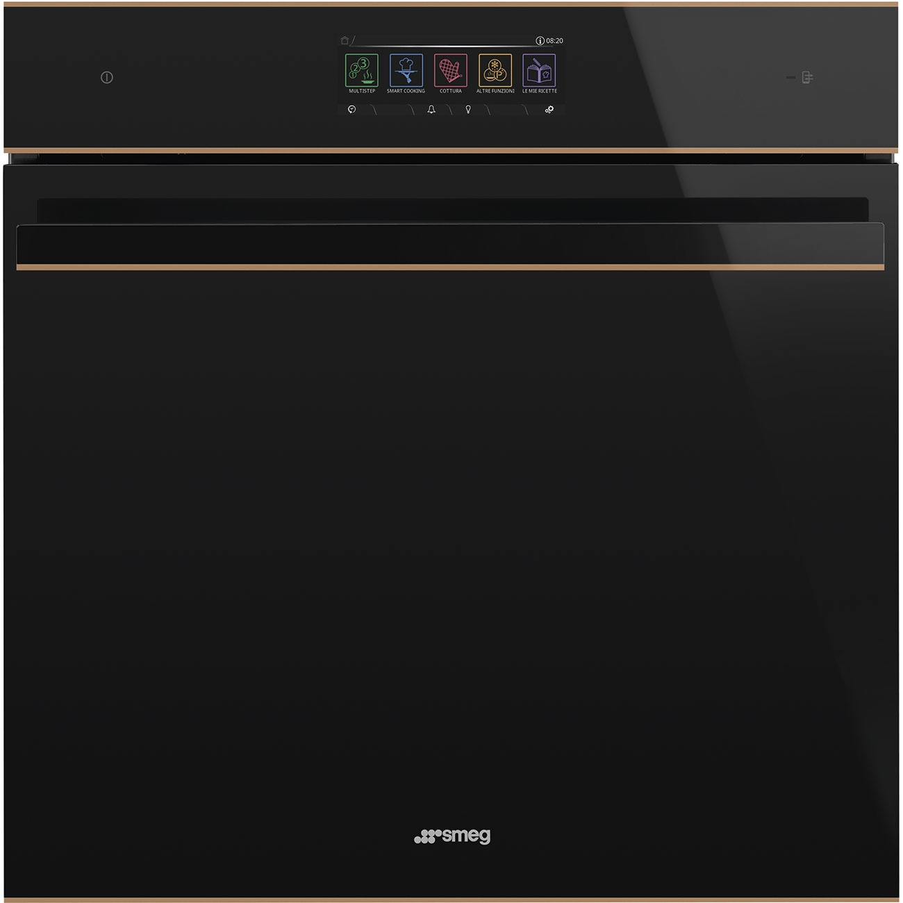 Black SMEG Dolce Stil Novo Galileo Omnichef Oven