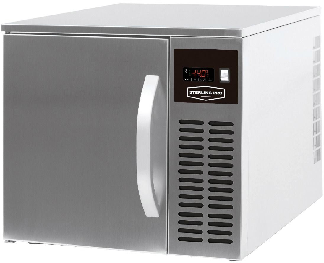 Dim Gray Sterling Pro SP0315BC-HC 3 Grid Single Door Blast Chiller / Freezer, 15kg/6kg - Low Stock