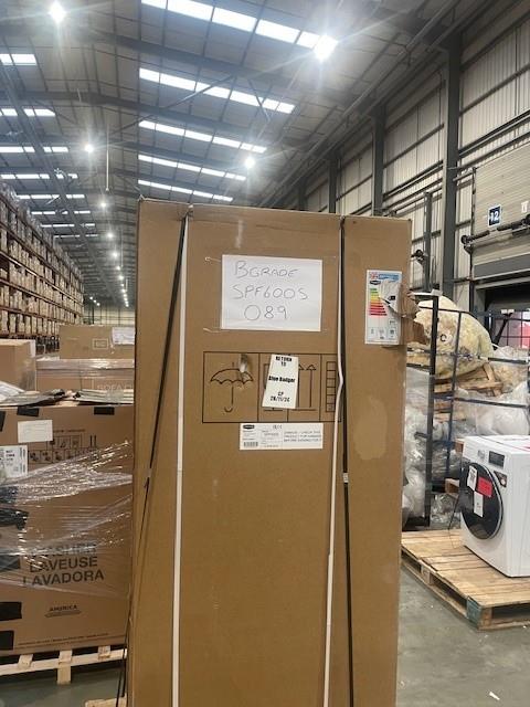 Dim Gray Sterling Pro Cobus SPF600S Single Door Stainless Steel Upright Freezer, 580 Litres - Out Of Stock