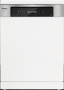 White Smoke Miele GRADED PFD101 450mm Basket Freestanding Commercial Dishwasher, 14 Plates - Low Stock