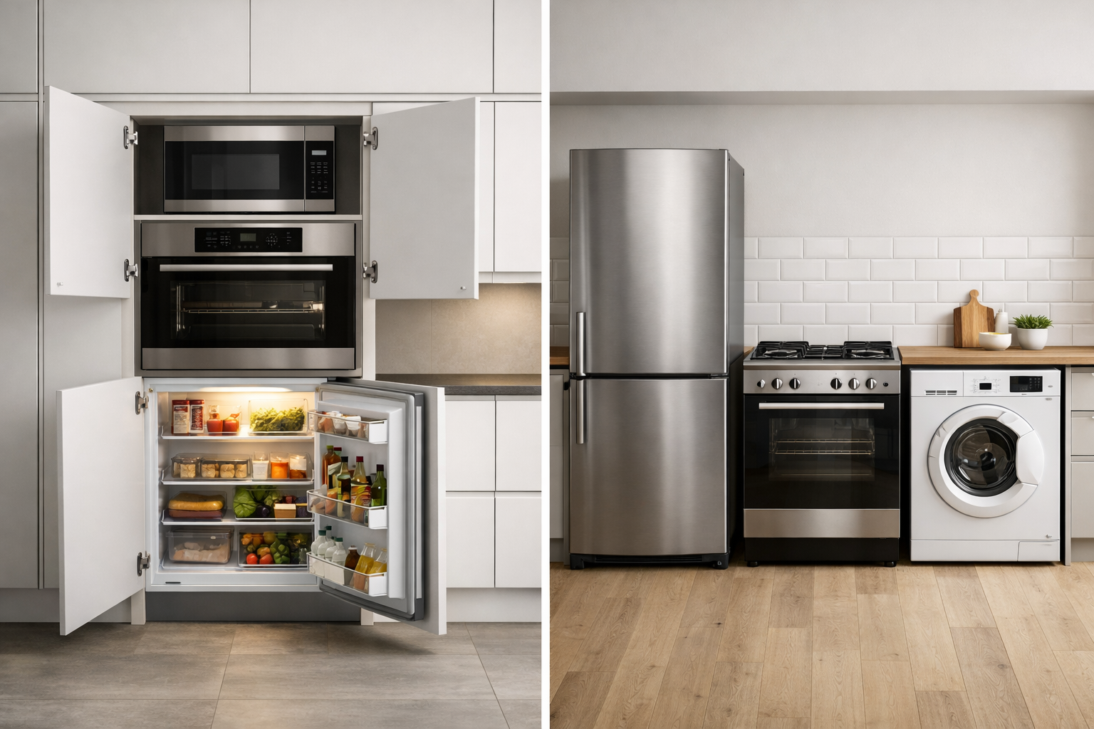 Built-In vs Freestanding Appliances: Which Is Best? | UK – Core Appliances