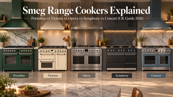 Smeg Range Cookers Explained: Portofino vs Victoria vs Opera vs Symphony vs Concert (UK Guide 2026)