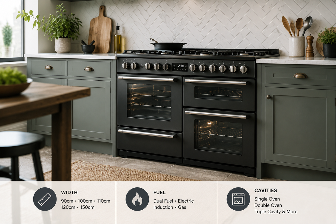 Range Cookers Explained: Width, Fuel and Cavities (UK Buying Guide 2026)