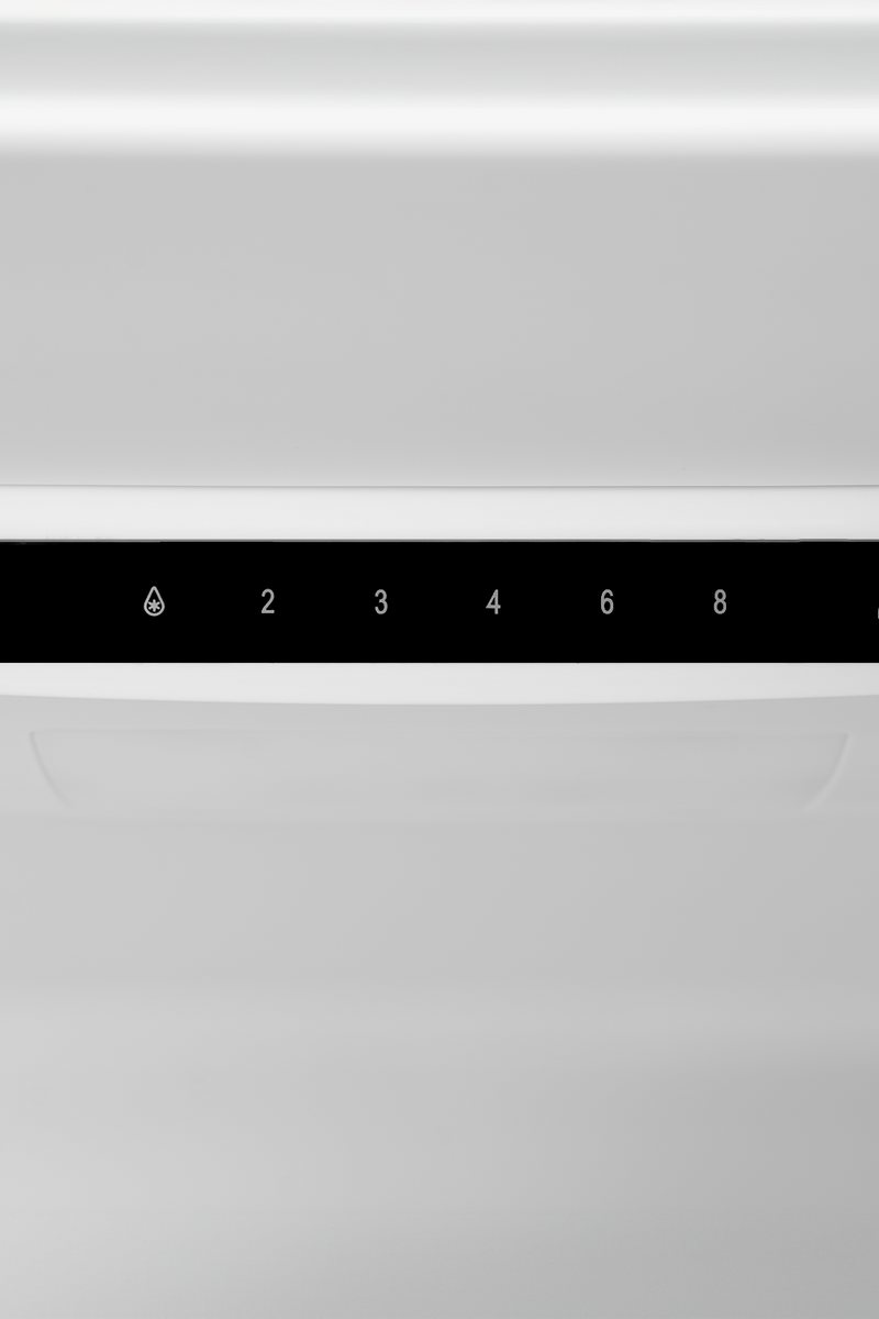 Light Gray SIA Freestanding 252L Fridge Freezer