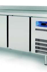 Light Gray Coreco TSC-200-S 3 Door Preparation Counter Freezer, 380 Litres - Special Order