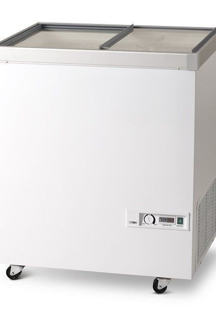 Lavender Vestfrost IKG205 Sliding Glass Display Freezer, 194 Litres - Discontinued