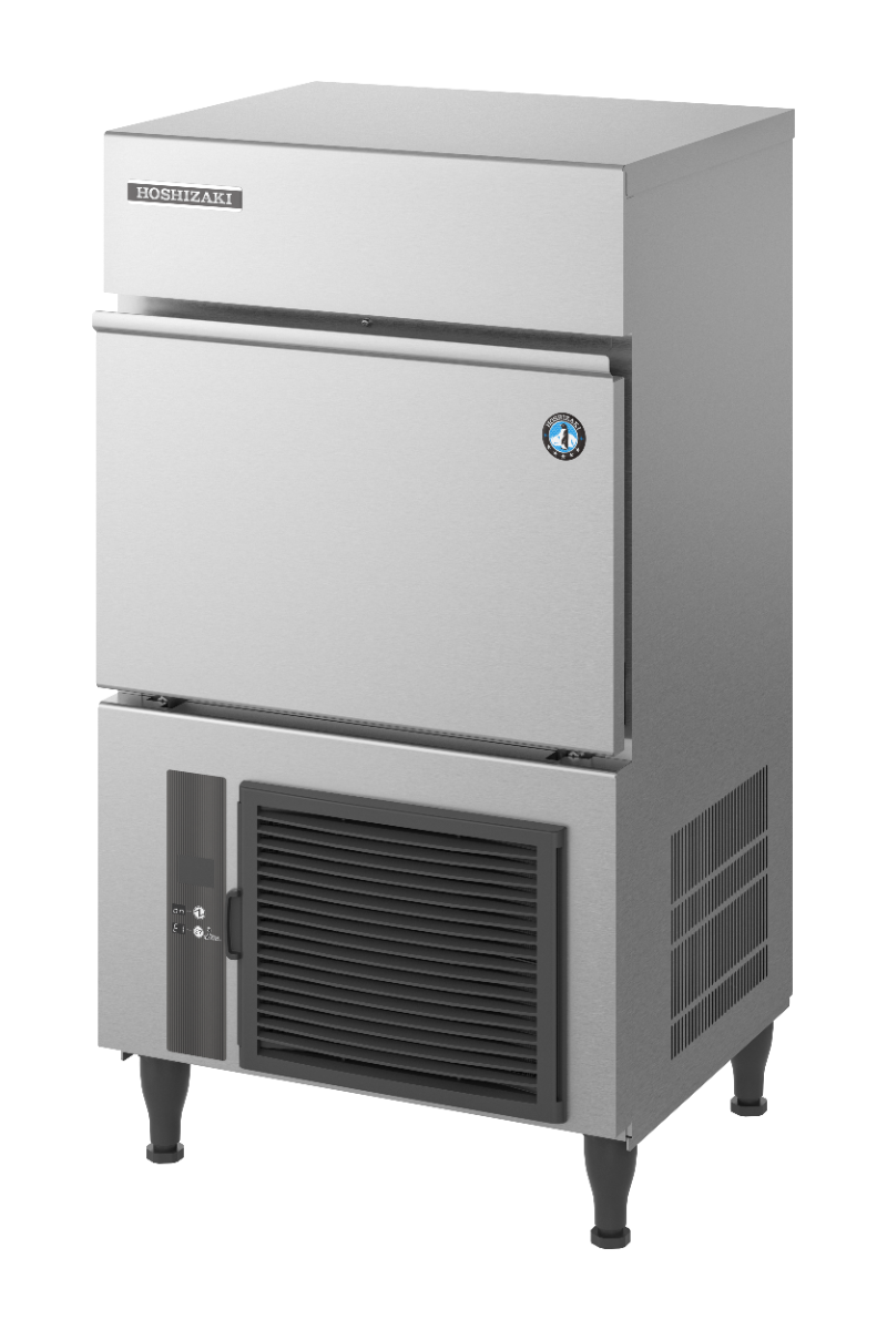 Gray Hoshizaki IM-45NE Self Contained Cube Ice Maker, 44kg/24hrs Output / 18kg Storage - Contact Us For Availability