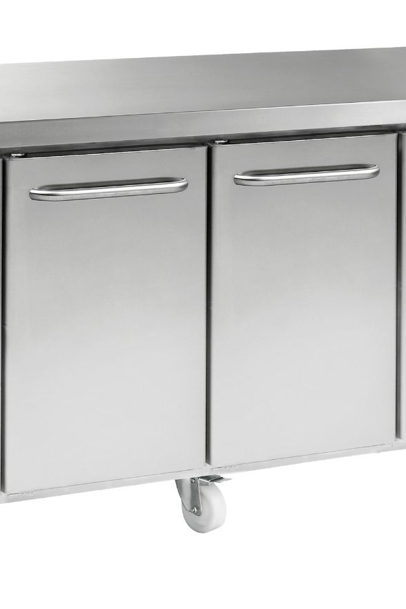 Gray Gram K 2207 CSG A DL/DL/DL/DR C2 4 Door Stainless Steel Refrigerated Counter, 668 Litres - Discontinued