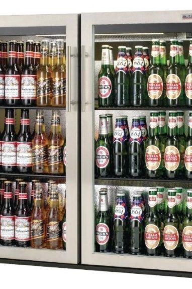 Gray Autonumis RVC00007 EcoChill Double Door Bottle Cooler, 156 x 330ml Bottles / 288 x 330ml Cans - Contact Us For Availability