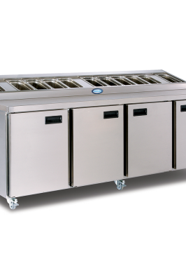 Gray Foster FPS4HR/15-246 4 Door Refrigerated Preparation Counter, 570 Litres - Contact Us For Availability