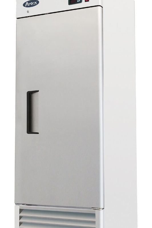 Light Gray Atosa MBF8181GR Single Door Bottom Mounted Gastronorm Upright Freezer, 610 Litres - Contact Us For Availability
