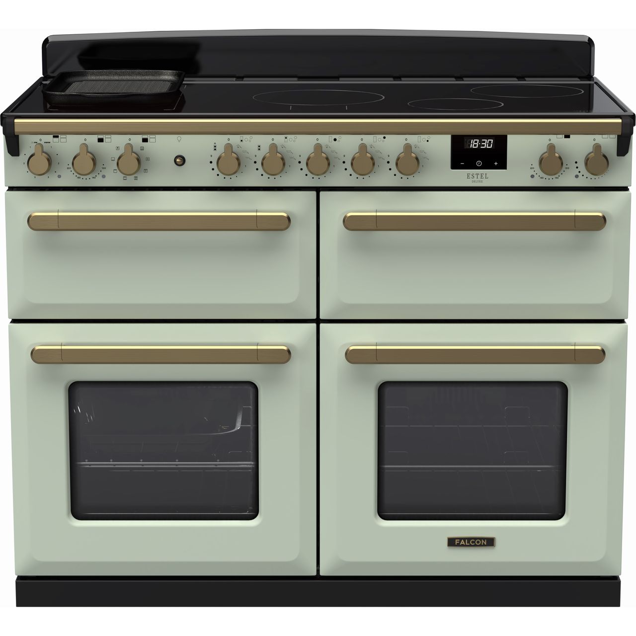 Dark Gray Rangemaster Estel Deluxe 110 Range Cooker, 1092 mm