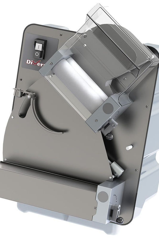 Light Slate Gray Diverso WR-LP30-M Pizza roller Ø 300 mm, 2 rollers, in stainless steel /ABS - Contact Us For Availability