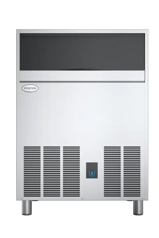 Light Gray Foster FS90/27-120 Air Cooled Integral Cube Ice Maker, 42kg Storage - In Stock