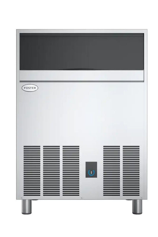 Light Gray Foster FS90/27-120 Air Cooled Integral Cube Ice Maker, 42kg Storage - In Stock