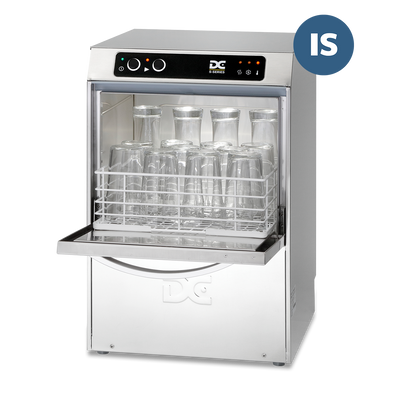 DC SGP35IS Standard Range 350mm Basket Frontloading Commercial Glasswasher with Integral Softener, 14 Pint Capacity - Contact Us For Availability