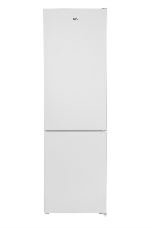 Light Gray SIA Total No Frost Combi Freestanding Fridge Freezer 250L
