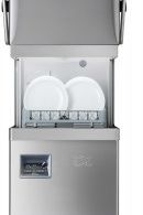 Dark Gray DC PD1000ACPD Premium Range 500mm Basket Passthrough Dishwasher with Break Tank, Chemical Pumps & Drain Pump - 18 Plates - Contact Us For Availability