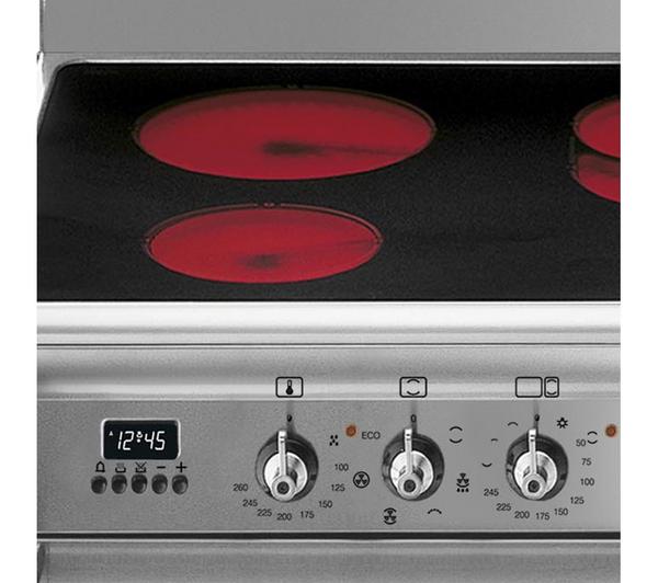 Smeg Concert 90cm Ceramic Range Cooker with Double Oven - Stainless Steel - Core Appliances