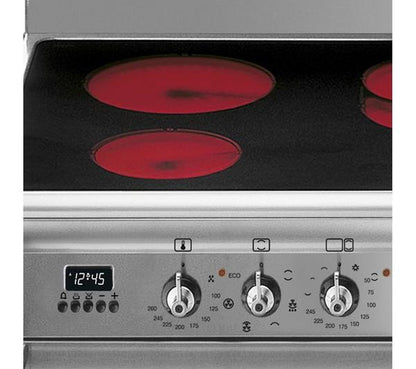 Smeg Concert 90cm Ceramic Range Cooker with Double Oven - Stainless Steel - Core Appliances