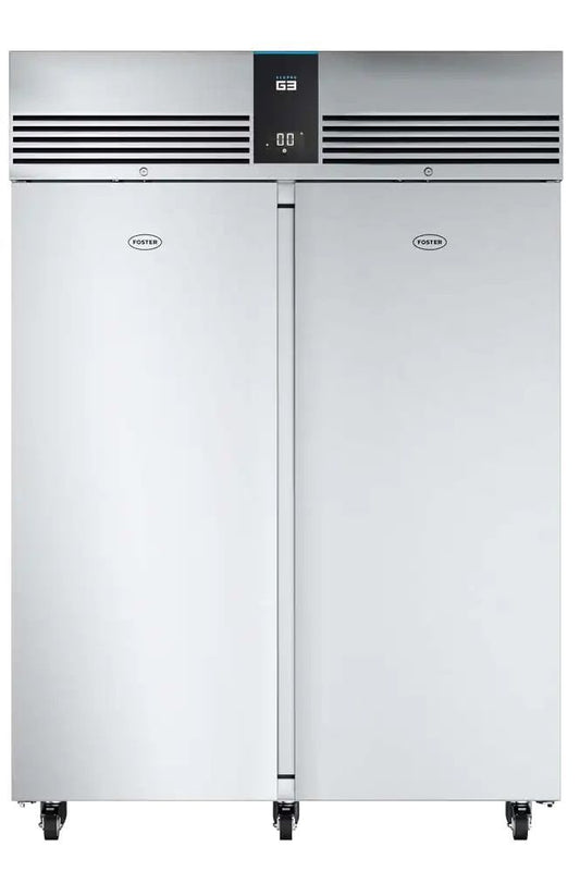 Light Gray Foster EP1440M/41-176 EcoPro G3 Double Door Refrigerated Upright Cabinet, 1350 Litres - In Stock