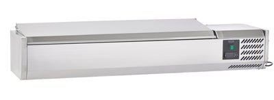 Sterling Pro Cobus SPT1400-330-SS Topping Well with Stainless Steel Lid, 6 x GN1/4 - In Stock