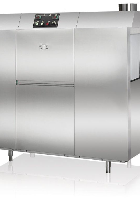 Light Gray DC DC2000A 500mm Basket Rack Conveyor Commercial Dishwasher with Break Tank - Contact Us For Availability