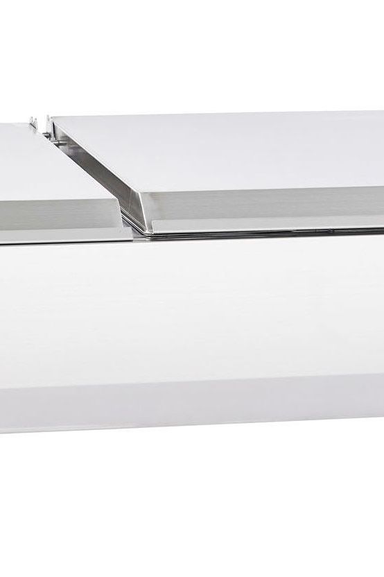 Light Gray Sterling Pro Cobus SPT1800-330-SS Topping Well with Stainless Steel Lid, 8 x GN1/4 - In Stock