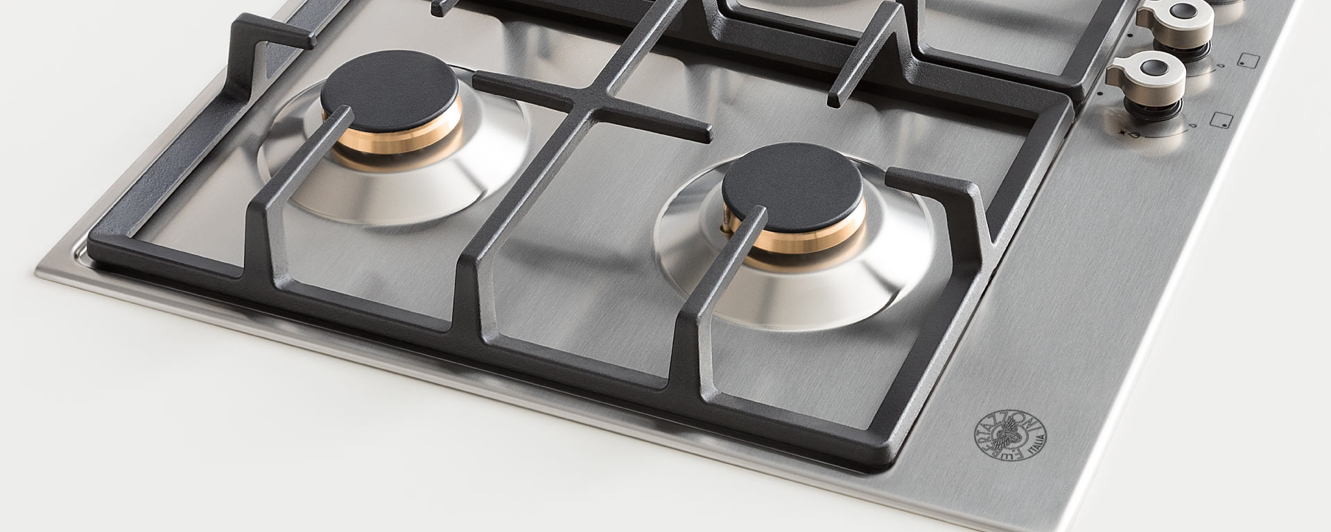 Bertazzoni P604PROX 60cm Gas Hob – Stainless Steel - Core Appliances