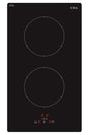 Black HN3621FR Domino two zone induction hob