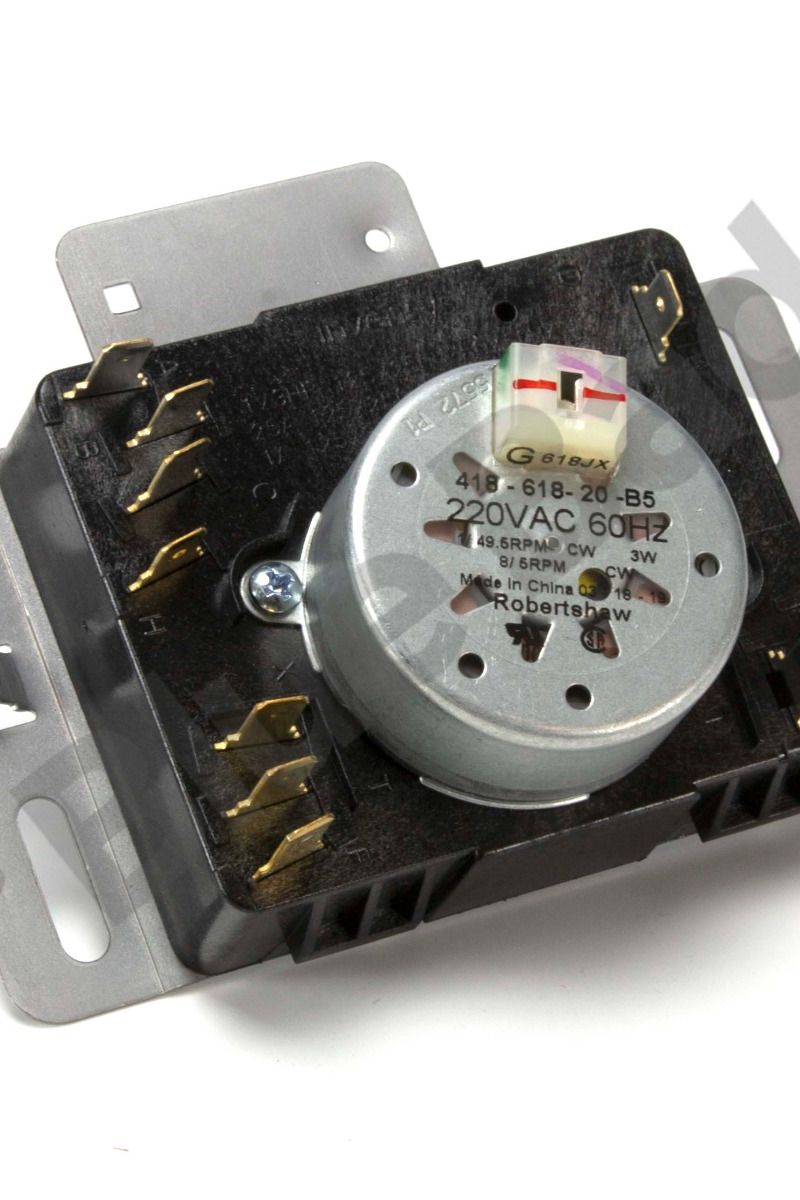 Dark Gray Whirlpool 3LWED4705FW Timer - Part Number C00508891 - Low Stock