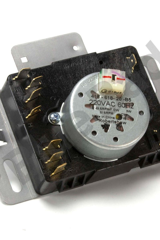 Dark Gray Whirlpool 3LWED4705FW Timer - Part Number C00508891 - Low Stock