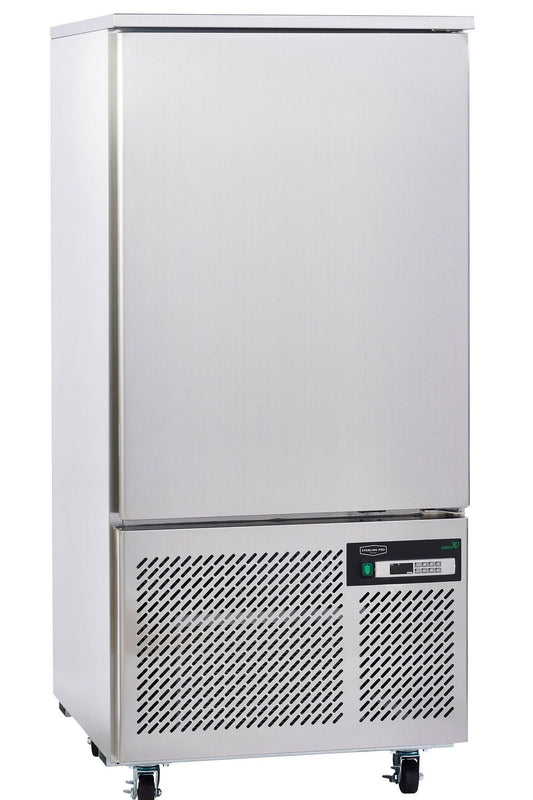 Light Gray Sterling Pro Cobus SP60BC 13 Grid Single Door Blast Chiller / Freezer, 60kg/38kg - In Stock
