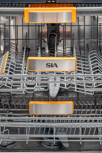 Dark Slate Gray SIA 60cm Integrated Dishwasher