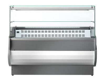 Sterling Pro SALINA80/100VD Flat Glass Serveover Counter, 1040mm - Low Stock
