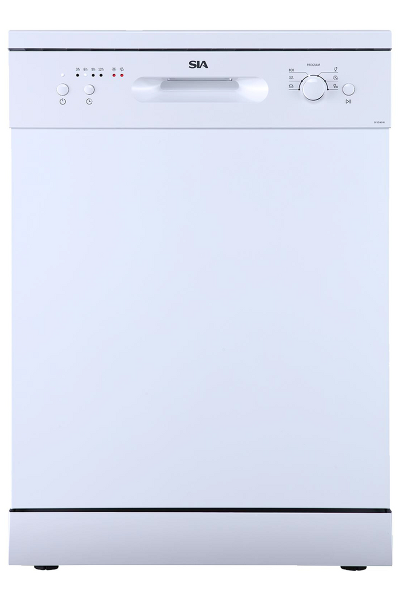 Lavender SIA 60cm White Freestanding Dishwasher