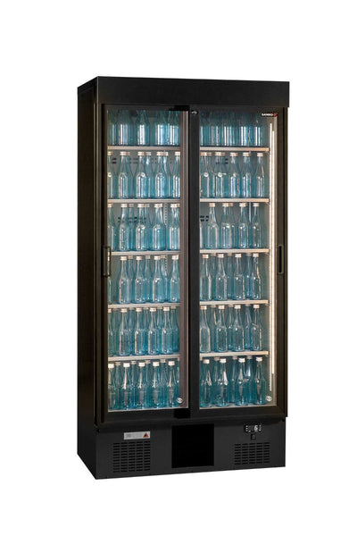 Gamko Maxiglass MG3/500SD Maxiglass Sliding Glass Double Door Upright Bottle Cooler, 500 Litres - Contact Us For Availability