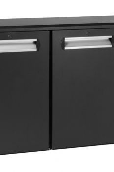Dark Slate Gray Gamko E3/22MU84 Solid Double Door Black Undercounter Bottle Cooler, 344 x 33 Centiliters Bottles - Contact Us For Availability